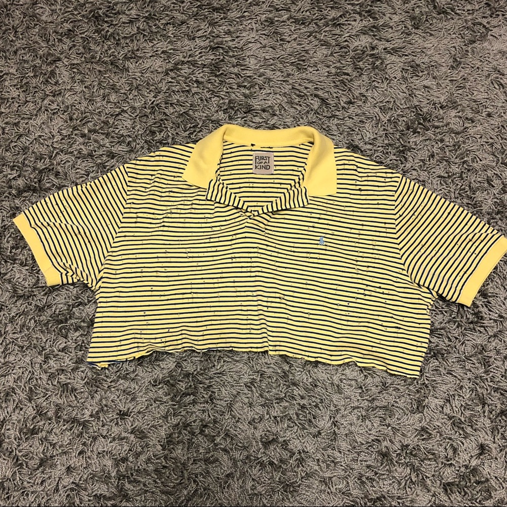 Reconstructed Ralph Lauren Cropped Polo